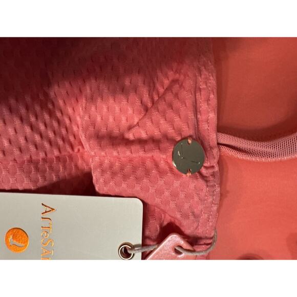 NWT ArteSands Bathing Suit Coral One Piece Women's US 20+ Multi Cup Fit - Picture 6 of 8